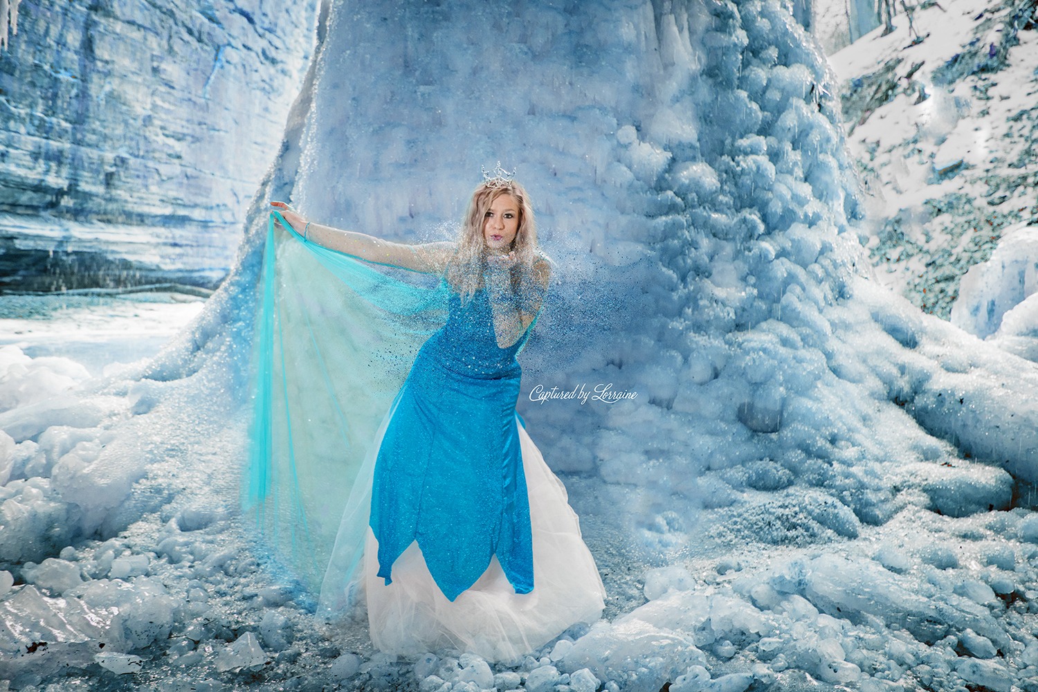 Frozen Elsa Disney Boudoir Outdoors